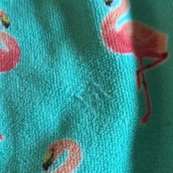 KOHL’s Pink Flamingo towel wrap-OS - Picture 10 of 12